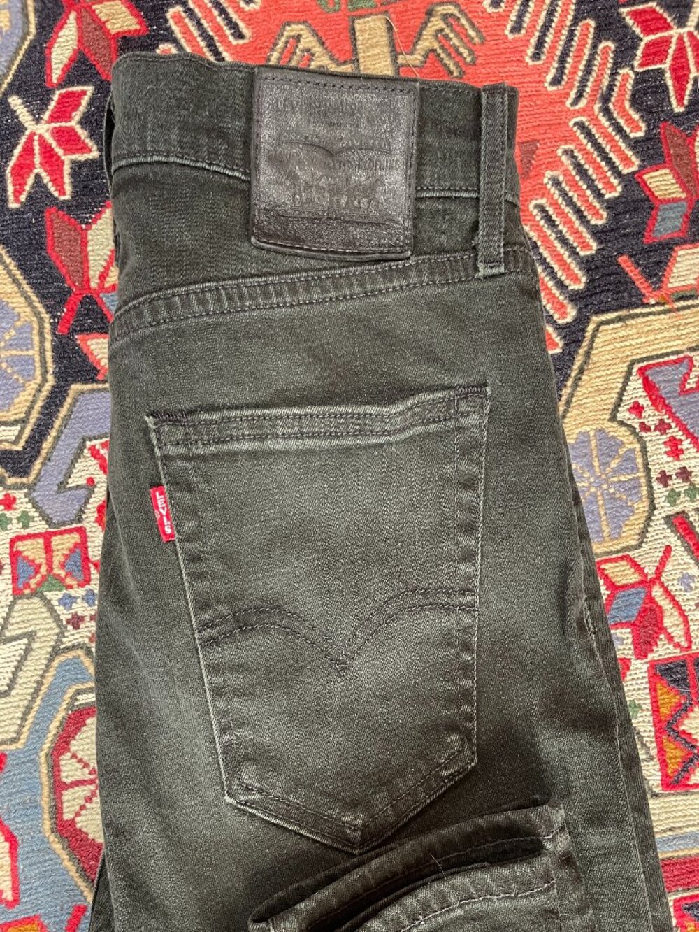 Levi's 512 black slim tapered jeans 34X32